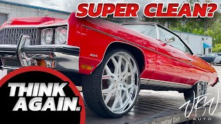 Super Clean? Maybe Not. 1973 Chevy Caprice Convertible Donk Inspection.