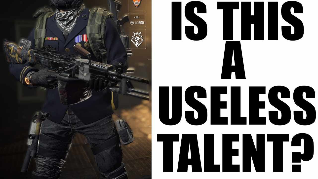 The Division 2 -  The GLASS CANON Conundrum (Useless Talents EP 1)