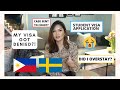 MY VISA GOT DENIED: STUDENT VISA PROCESS / FILIPINA LIVING IN SWEDEN