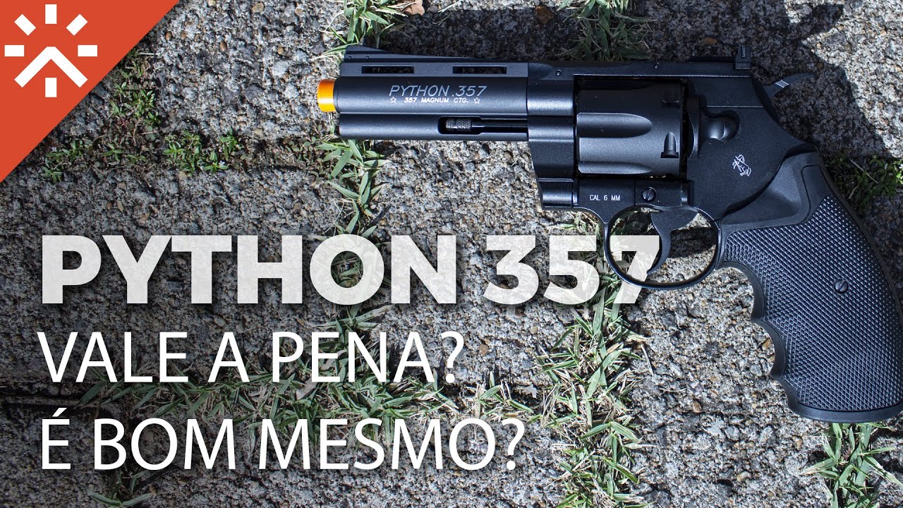 Review e Teste: Revolver de Airsoft Python 357 Cybergun Full Metal ...