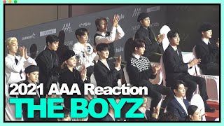 [ENG] 2021 AAA OFFICIAL THE BOYZ reaction 더보이즈 리액션[2021 Asia Artist Awards 아시아 아티스트 어워즈] (AAA 2021)★