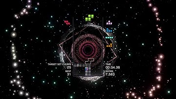 Tetris® Effect - Mandala - Target Clear - SS Rank