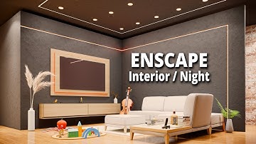 ENSCAPE Interior Lighting SketchUp: Night Lighting Tutorial