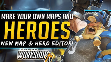 Overwatch NEW Map Gamemode and Hero Editor - Build your own! - NEW Workshop Feature