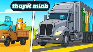 Tôi Thử Thách Tham Gia Máy Chủ Xe Tải Trong Minecraft screenshot 3