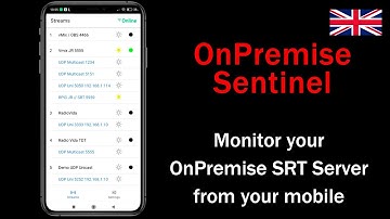 [English] OnPremise Sentinel - Monitor your OnPremise SRT Server from your mobile