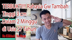 Cara Cepat Menambah Tinggi Badan Usia 20 Tahun Ke Atas - Durasi: 6.35. 