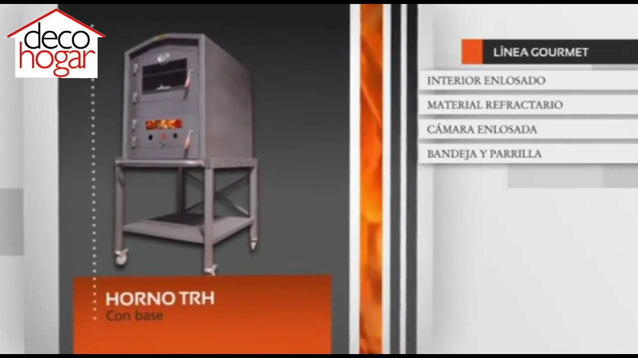 Hornos Tromen a Leña - Línea Gourmet - DecoHogar distribuidor de Hornos  Tromen - YouTube