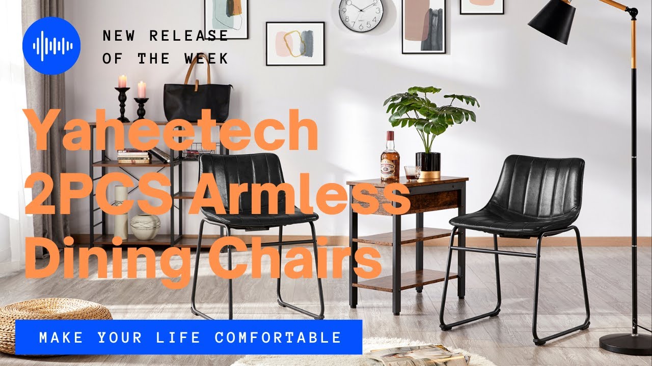 Yaheetech 18 Inches H Faux Leather Stools 