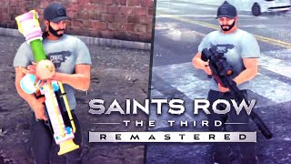 Saints Row 3 Remastered: говорящая ПУШКА, образ ЗОМБИ, секретное оружие (Секреты в SR3: Remastered)