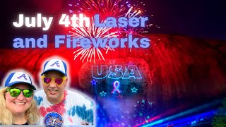 Stone Mountain Park 4th of July Laser and Fireworks Show 2022 | Full Show l 4K Ultra Low Light