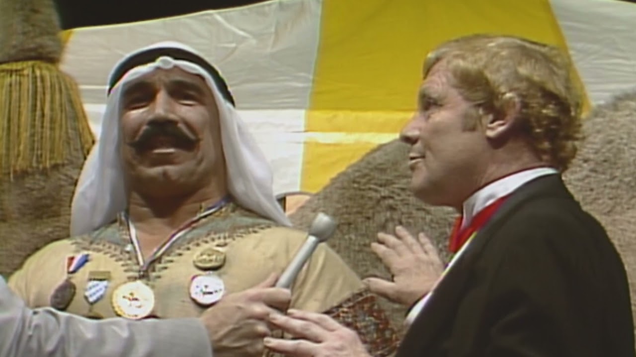 Iron Sheik Swinging Clubs WWF Tuesday Night Titans YouTube