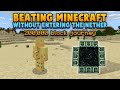 Walking 200,000 Blocks To Beat Minecraft Without Going To The Nether