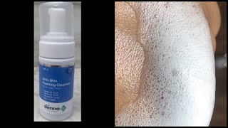 THE DERMA CO 3% AHA BHA FOAMING FACEWASH REVIEW IN TAMIL