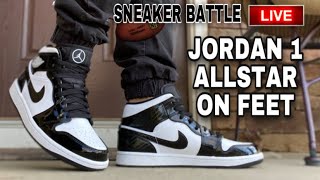 Air Jordan 1 Allstar SE 2021 Sneaker On Foot + Super Bowl Sneaker 