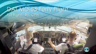 4K Dat Md-83 Pit Full Flight Billund-Copenhagen
