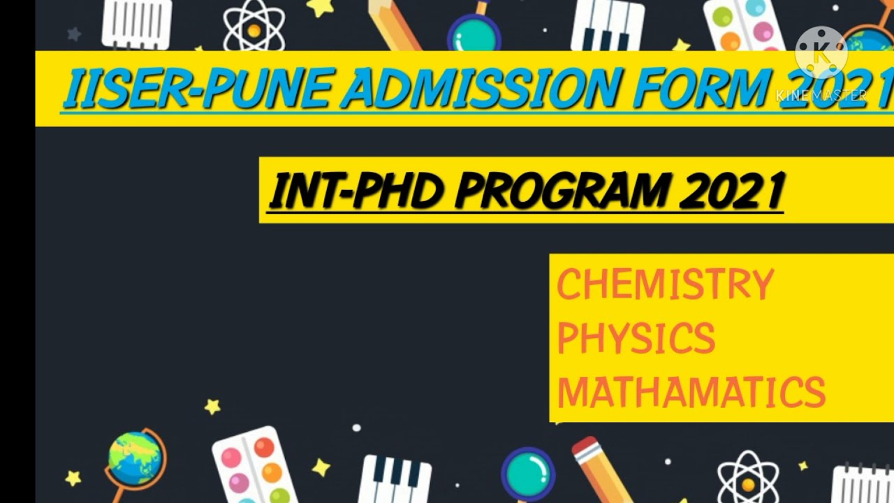 IISER-PUNE ADMISSION FORM FILLING FULL PROCEDURE | INT-PHD PROGRAM 2021 |YAS MURANI