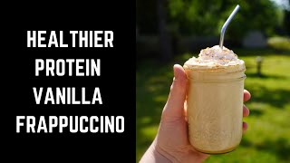 HEALTHY VANILLA PROTEIN FRAPPUCCINO
