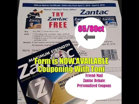 Mail~THANK YOU | Zantac Rebate | Personalized Coupons