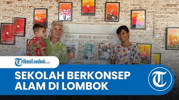 Perkenalkan Konsep Sekolah Alam, Anak Alam School Lombok Gelar Mini Art Exhibition di Mandalika