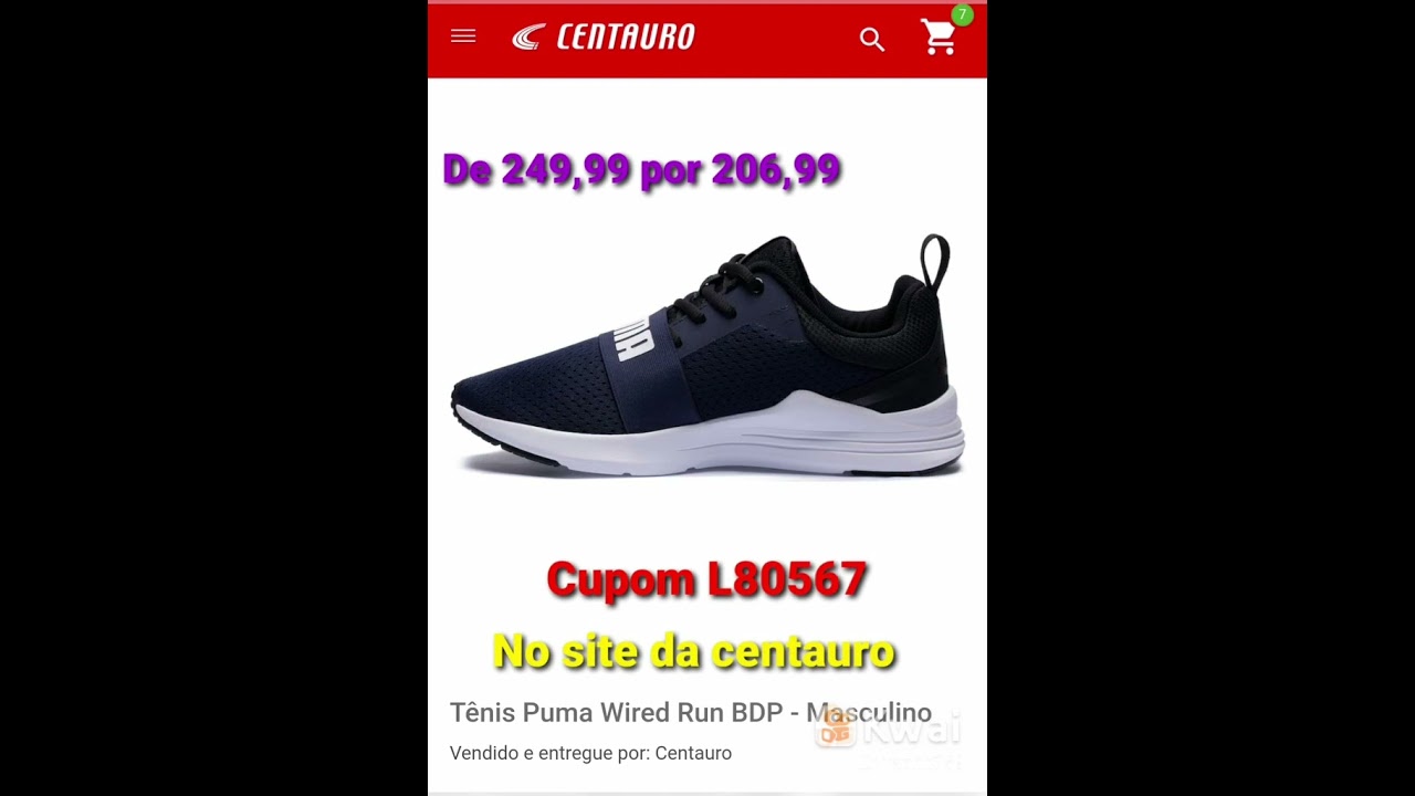 Tênis Puma Wired Run BDP - Puma Rose Plus - Cupom da Centauro L80567  #pumawiredrun - YouTube