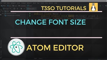 How to Change Font Size in Atom Editor