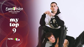 Eurovision 2022 - Top 9 (NEW: 🇮🇹🇮🇱)