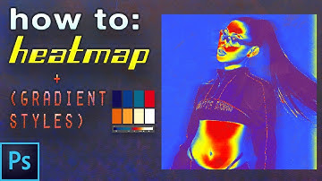 How To Add HEATMAP Effect to Any Photo + Save Gradient Presets - Photoshop Tutorial 2023 (EASY)