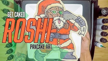 Pancake Art of Santa Roshi | Get Caked