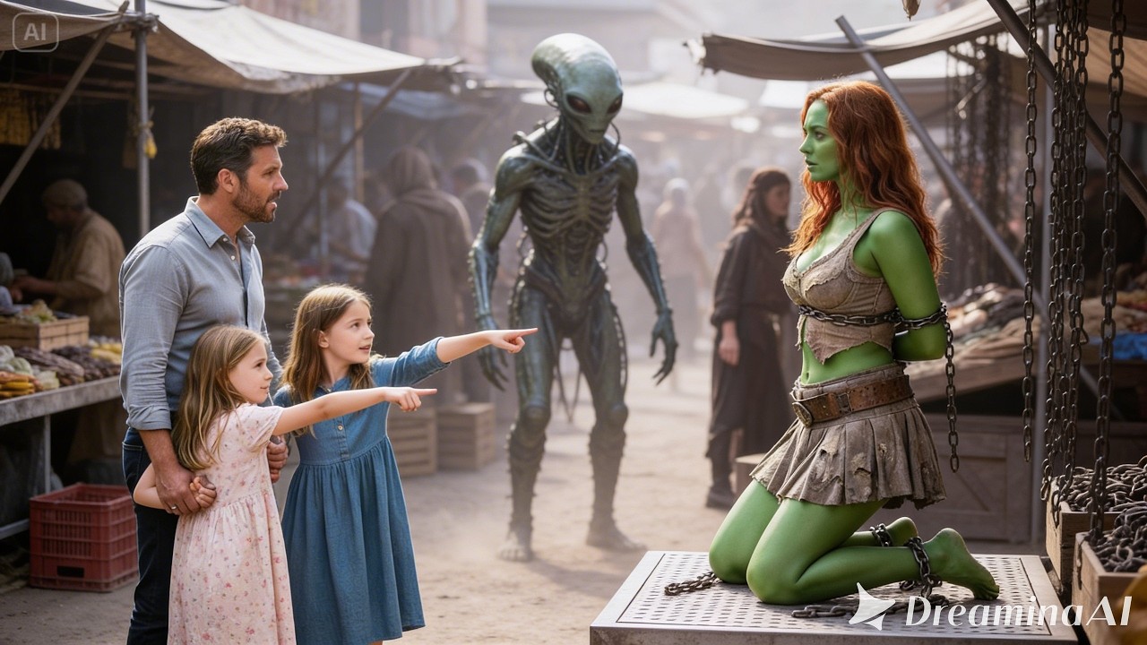 Pick Any Alien Woman, He Said—Until His Daughters Whispered, Daddy… That One, and the Human Froze