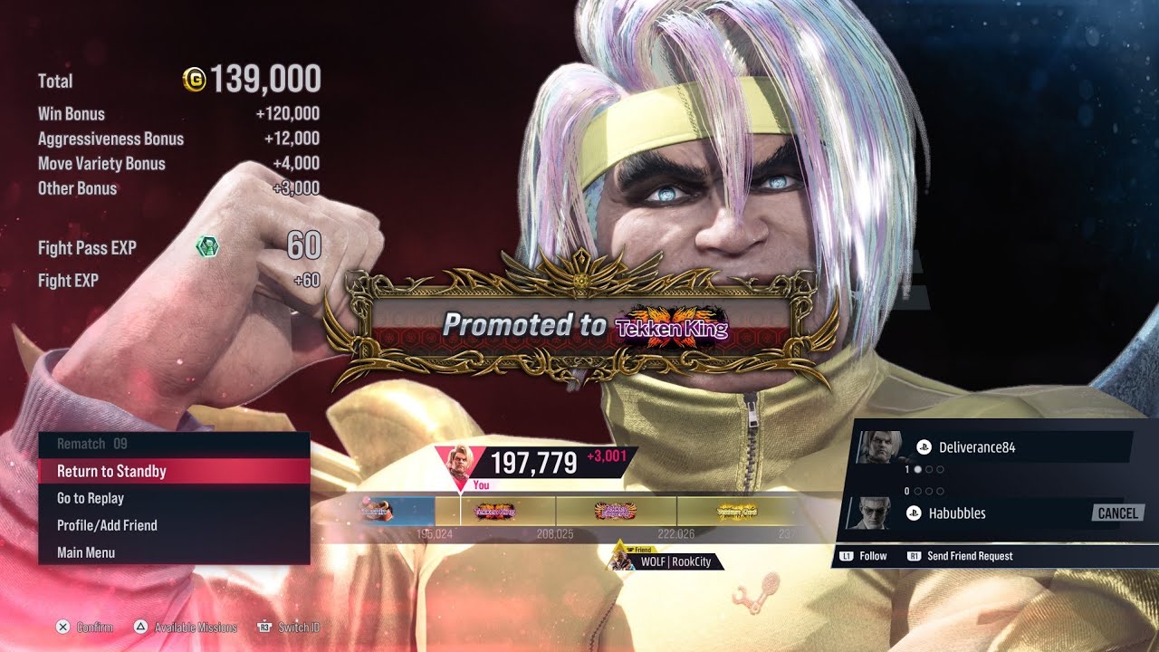 TEKKEN8 (Deliverance84) my ranked matches 72