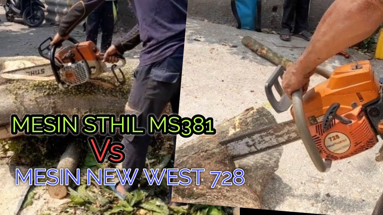 Mesin Sthil MS381 Vs New West 728