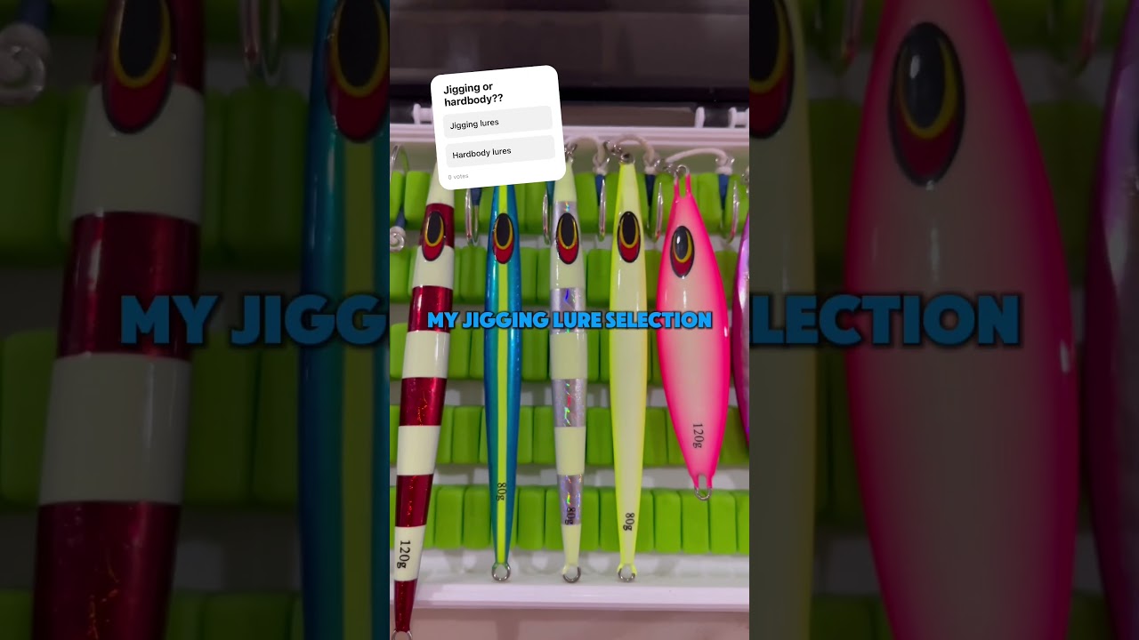 Jigging Lures or Hardbody Lures??🤔🤔 