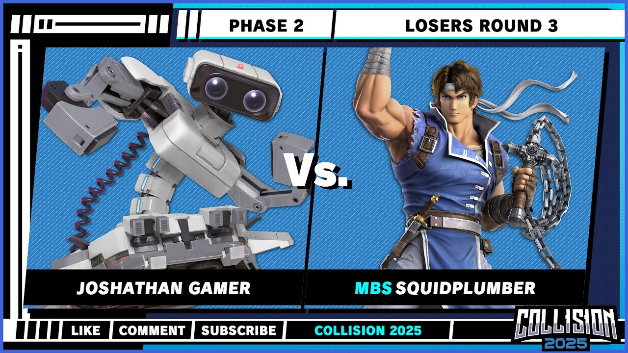 Collision 2025 - Phase 2  - Joshathan Gamer (R.O.B) VS Squidplumber (Richter) - Ultimate Singles