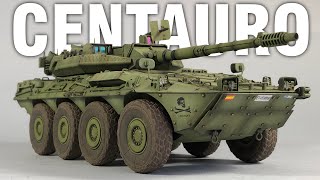 B1 CENTAURO, Trumpeter 1/35, Building and Weathering