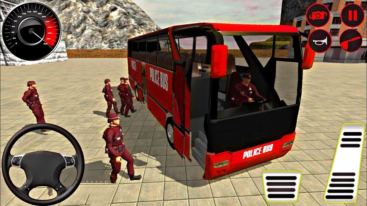 Us Police Bus Mountain Driving Simulator Games 🚌: Best Police Bus GamePlay_#05|| Addicted Gameplay