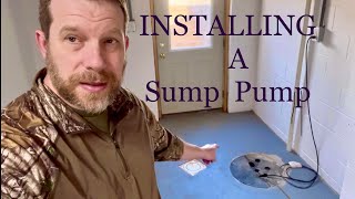 Installing A Sump Pump In Our Basement