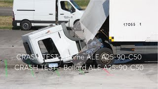 Crash test borne escamotable ALE A25 90 C50