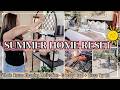 NEW! SUMMER HOME RESET &amp; REFRESH :: GROCERY HAUL &amp; PREPPING MY HOME FOR SUMMER AS A SINGLE MOM OF 3