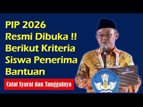 Program Indonesia Pintar (PIP) 2026 RESMI DIBUKA !! @kangedibae