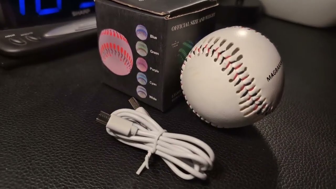 Light Up Baseball Glowing Ball LED Baseball with 6 Changing Colors Review