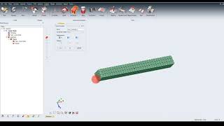 Learn Analysis with SimLab: Quick Static Analysis of a Rectangular Beam subjected to Multiple Loads.