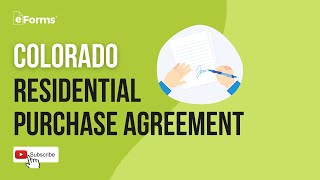 Colorado Residential Purchase Agreement - EXPLAINED