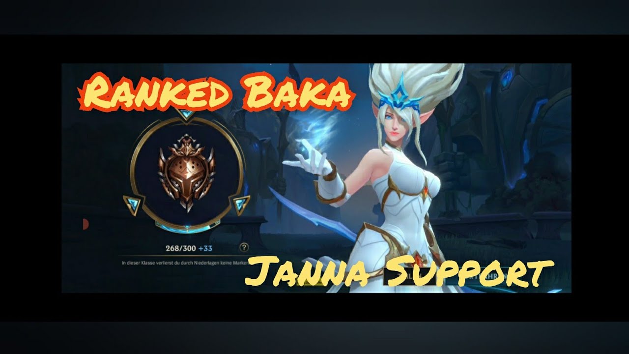 Ranked Baka / Janna Support Gameplay / 8. Sieg in Folge?