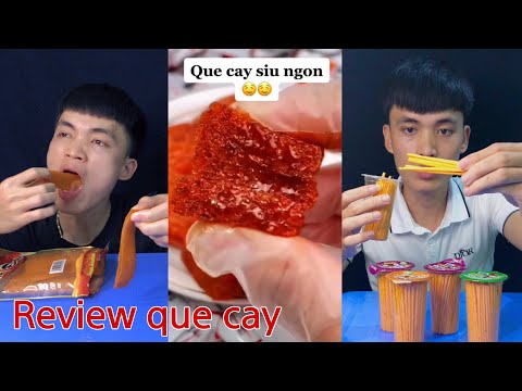 Video Review Que Tăm Cay Bán Chạy Nhất Cổng Trường | Hậu Vlog - youtube