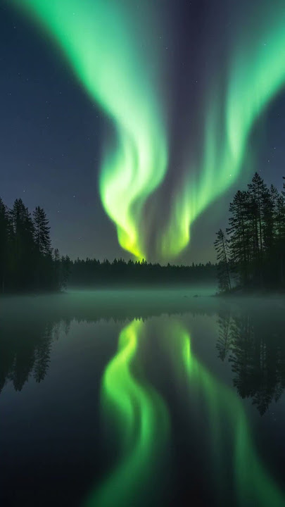 Finland Aurora – The First Light of the Forest 🌌 北欧の森に生まれる光 | Aurora Journey Day1 #Aurora