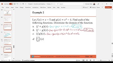 2.6.- Combinations and compositions of Functions