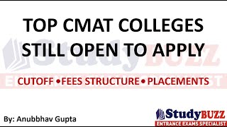 CMAT colleges still open to apply? Last Date | Fees | Placements | Cutoff | Best CMAT 2024 colleges