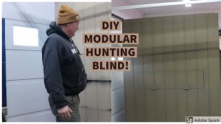 DEER HUNTING BLIND BUILD PART 1