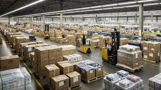 How Amazon Delivery Boxes Are Made | Inside the Factory